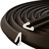 V-Shaped Weather Stripping Door Seal, 19.7FT Draft Stopper for Doors/Windows,