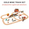 Mentari Gold Mine Train Set - Themed Wooden Train Set