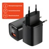 Eaxus® USB A + USB C Charger with Display -