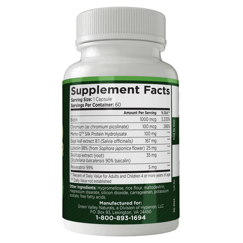 GREEN VALLEY NATURALS - Advanced Brain Power - Supports Healthy,