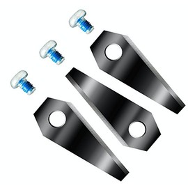 Titanium Black Label Extreme Again Hardener and Sharpener. 12 Replacement Blade for Bosch Indego Extra Firm Titanium Carbide Coated Dual Sided – Reversible Blades Replacement Blades