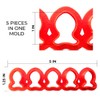 Fish Cookie Cutter Multi x5 – Plastic Red Fish Cutters