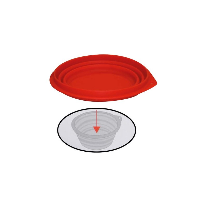 CROCI Travel Bowl for Dog, 1 Litre, Multi-Colour