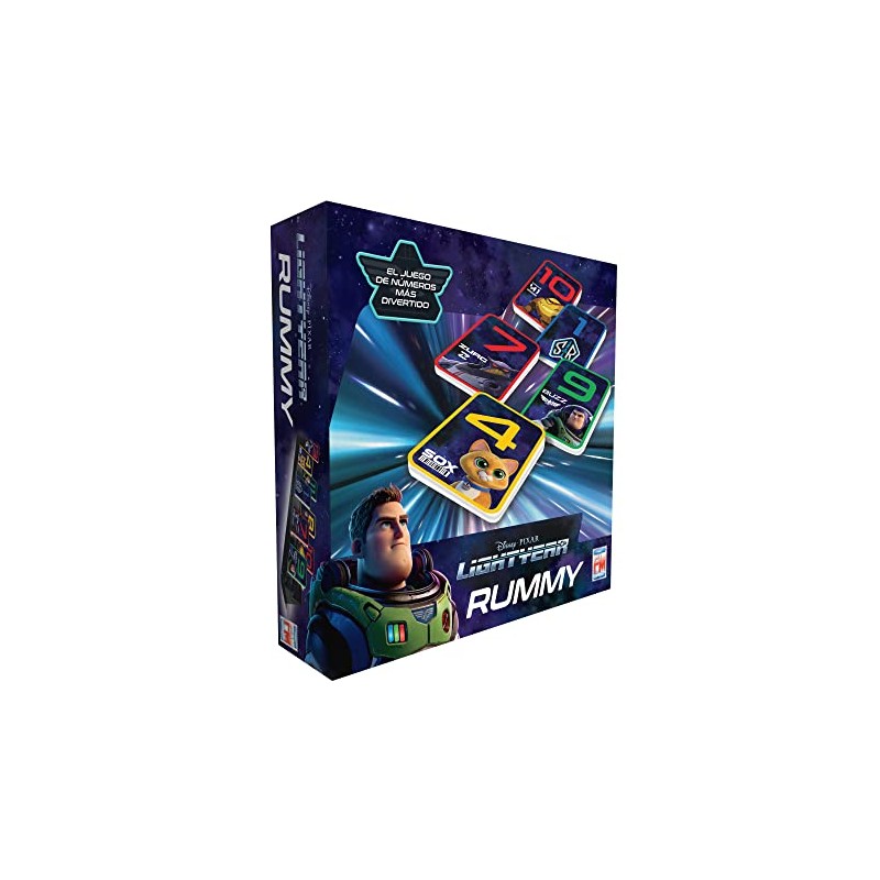 Rummy-Domino Lightyear| Juego de Mesa Fotorama