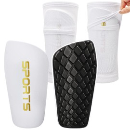 Kritlife Shin Guard Shin Guard with Leg Sleeve, Leg Guard, For Adults, Children, Absorbent, Breathable, Injury Prevention, Junior Kids, Soccer Wear, Futsal, Sports Supporter Set, Unisex, With Calf