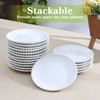 TAMAYKIM 5.5 Inch Porcelain Dessert Plates Set of 18, Small