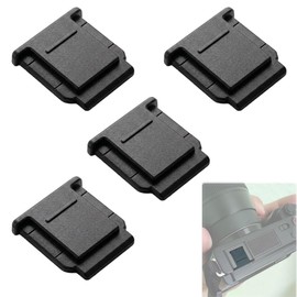 YONTTQNN ホットシューカバー ホットシューキャップ 約2cm × 2cm × 1.8cm 4個 ブラック カメラ用 防塵 保護カバー
