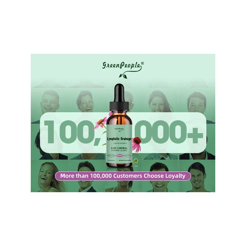 Lymphatic Drainage Drops - Lymph Detox Cleanse For Immune Support