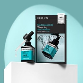 Mediheal Madecassoside Wrapping Serum Mask 10 Sheets (Scar Repair) / 메디힐 마데카소사이드 랩핑 세럼 마스크 10매 (흔적 리페어)