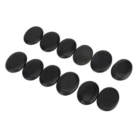 12 Pcs Medium Hot Massage Stones Set, Basalt Rocks Stones, Spa Energy Back Massagers Body Health Care Tool for Heat Rock Massaging Warmer Kit