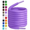 BIRCH's Oval Shoelaces 27 Colors Half Round 1/4" Shoe Laces