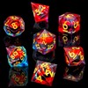 7 PCS Beholder's Dragon Eye DND Dice Set -Sharp Edge