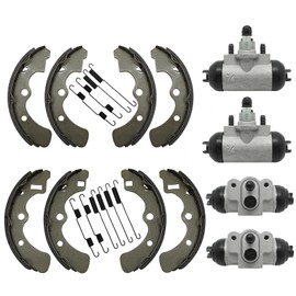 M MATI Wheel Cylinder Brake Shoe Front Rear All for Kawasaki Mule 1000 2010 2020 2030 2500 2510 2520 3000 3010 3020 4000 4010 43092-1053 43092-1054 41048-7501 41048-1132
