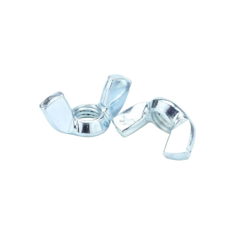 M4 (4mm) Wing Nut - BZP Steel (Pack of 20)