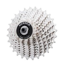 HOUSON Bicycle Cassette, 11-13-15-17-19-21-24-28T Cassette Bicycle Freewheel Cassette Mountain Bike Freewheel for MTB Bike, Road Bike 10 Speed