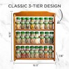 McCormick Gourmet Three Tier Wood 24 Piece Organic Spice Rack