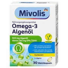 디엠 미볼리스 Mivolis 오메가-3 해조류 오일 30정 DM Mivolis Omega-3 Seaweed Oil 30 Capsules
