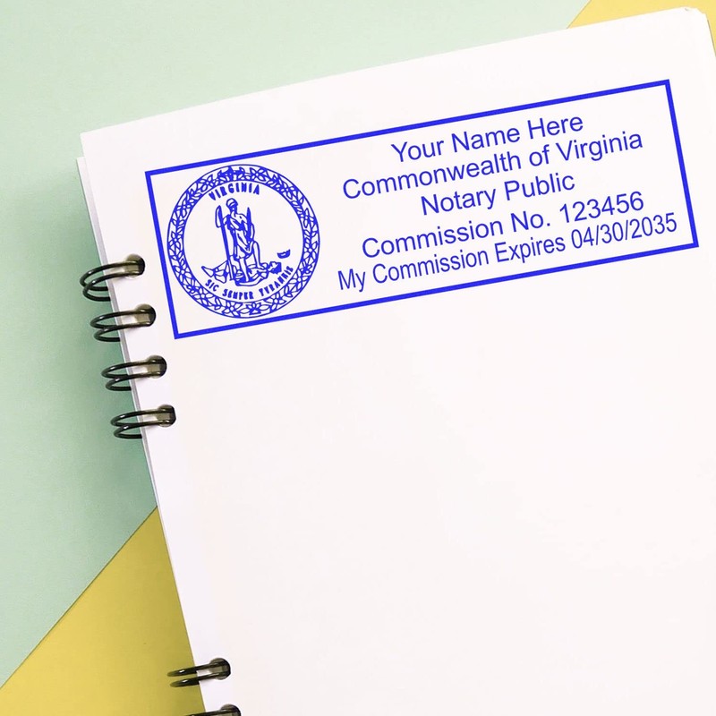 Premium MaxLight VA Notary Stamp for Virginia Notary Public, State