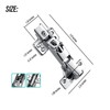Kitchen Cabinet Hinges (1 Pair, 2 PCS) 165 Degree Full