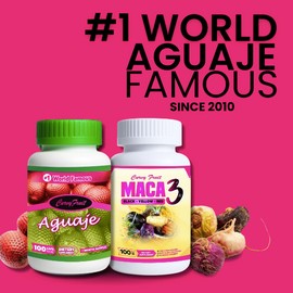 BIGGER BOOTY, WIDER HIPS & THICKER LEG: Aguaje Curvy Fruit + Maca root Pills