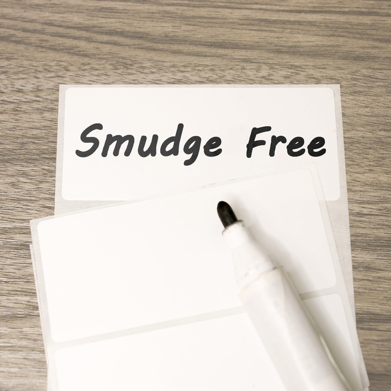 Hycodest 30 Pcs Multi Purpose Plain Stickers to Write On,