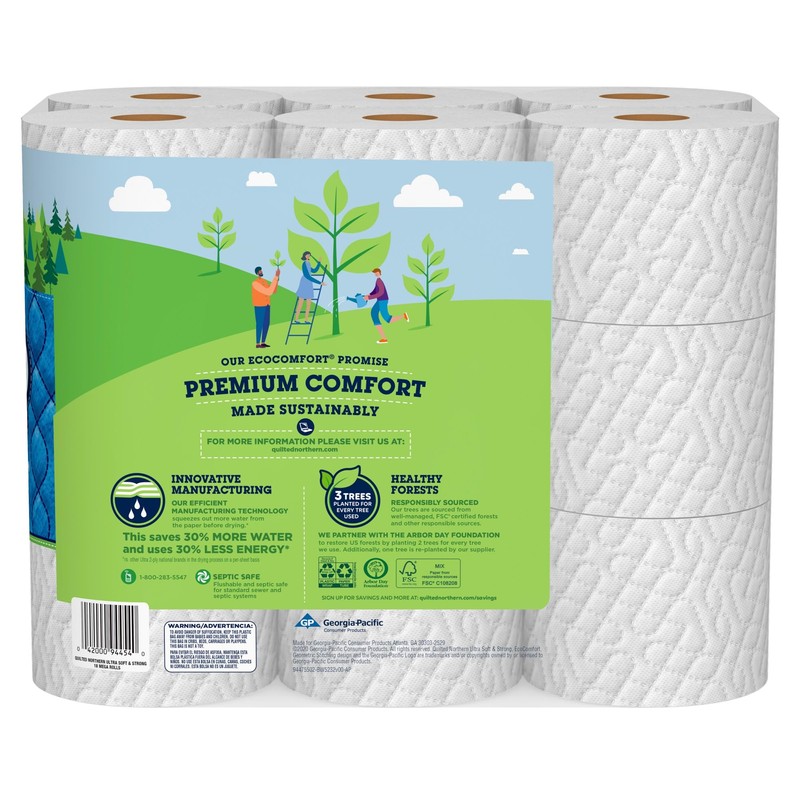 Quilted Northern 94475501 Ultra Soft & Strong 2-Ply Standard Toilet