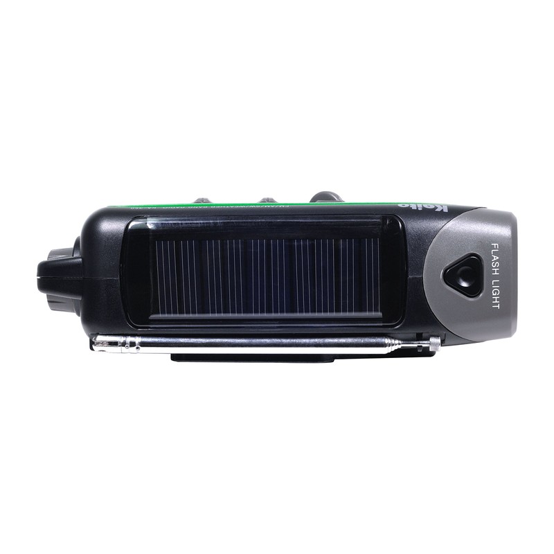 Kaito KA350YLW Voyager Trek Solar/Crank AM/FM/SW NOAA Weather Radio with
