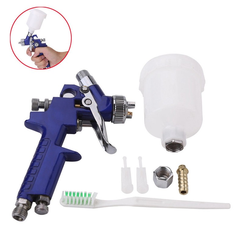 1.0mm Nozzle 100CC Mini Car Gravity Feed HVLP Air Paint