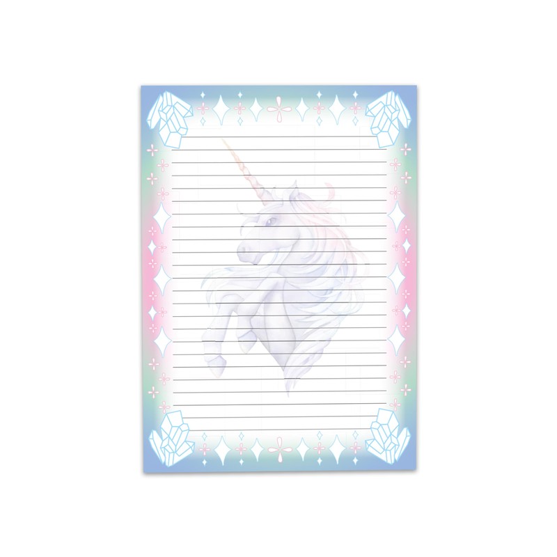 2 Motif Writing Pads Lined Writing Paper for Girls Children
