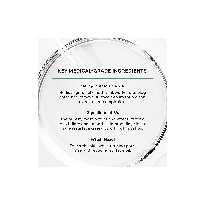 Replenix Acne Solutions Gly-Sal 5-2 Exfoliating Acne Pads with Glycolic