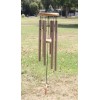 exhart, 30-in Champagne + Wood Metal Wind Chime