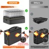 ENGPOW Fireproof Document Box with Lock, Fireproof Water Resistant Heat