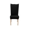 Hyper Cover Stretch Dining Chair Covers (Black, 4 pcs) -