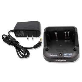 Afadorable CD-15A Charger for Yaesu Vertex VX-5R VX-5 VX-6R VX-6 VX-7R VX-7 VXA-700 HX460 HX460S HX471 HX471S Radio, FNB-80Li FNB-80 FNB-58Li FNB-58 Battery Charger