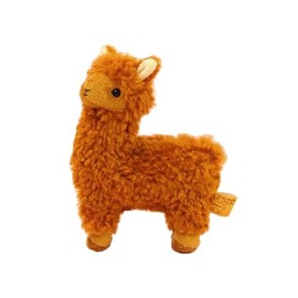 Baby Alpaca Panna Plush Brown Small Size Height 7.1 inches (18 cm)