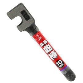 千吉 ベンダー 鉄筋曲棒 10mm用 曲げ作業用 奥行1.5×高さ12.3×幅2.5cm