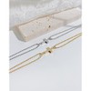 Rockyu Womens Silver Cross Bracelet Adjustable Double Ball Chain Hypoallergenic