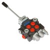 TINVHY 2 Spool Adjustable Hydraulic Directional Joystick Control Valve Monoblock