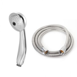 High-quality metal hose set among all-chrome shower heads 1.