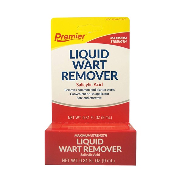 Premier Liquid Wart Remover, Maximum Strength 0.31 oz (Pack of 2)