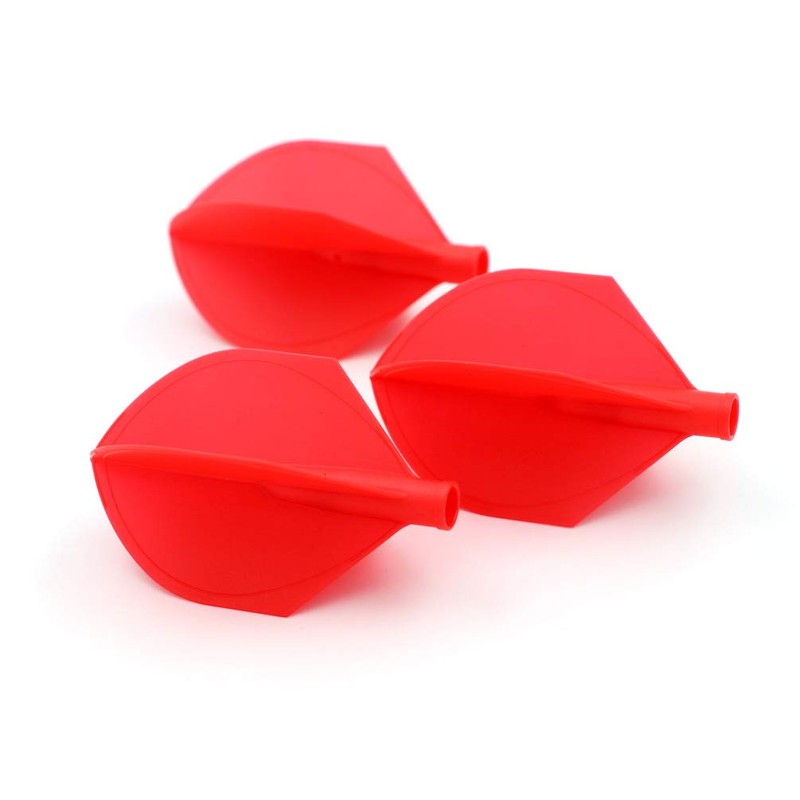 CUESOUL TERO AK4 Red Dart Flights Shield Shape Set of