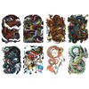 SG005 Tattoo Sticker Set Dragon, Dragon, Phoenix, Bulk, set261