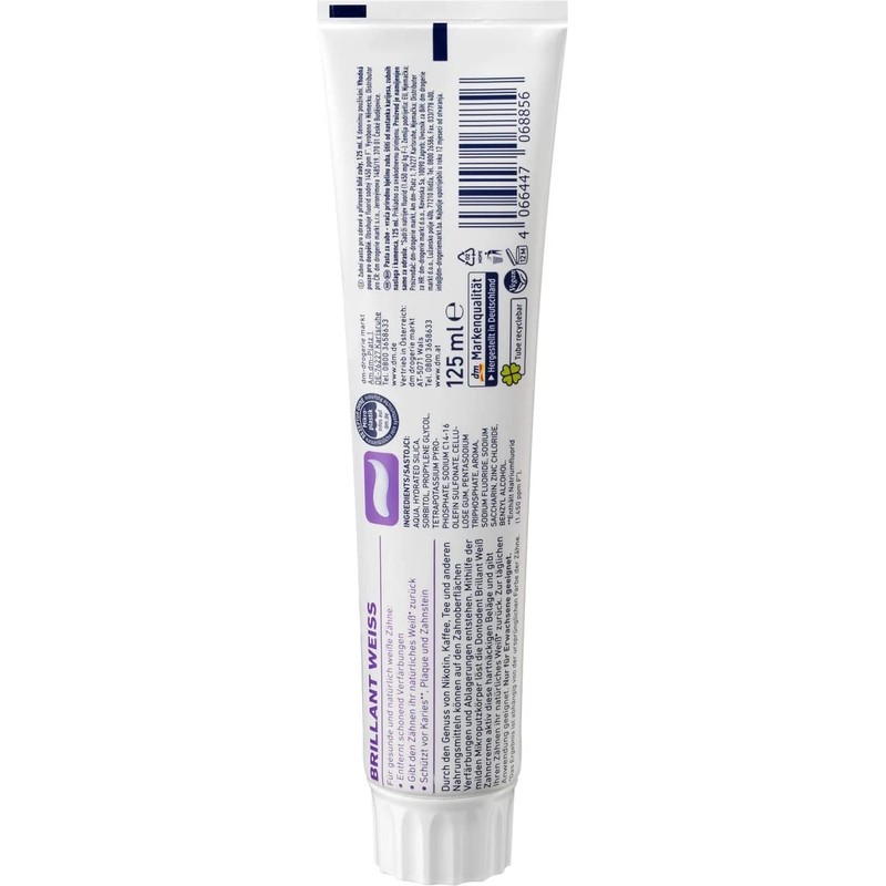 Dontodent Toothpaste Brilliant White, 1 x 125 ml