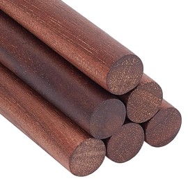 OLYCRAFT 14Pcs Walnut Dowel Rods 15x1.2cm Wooden Dowel Rod Sticks Wooden Dowels for Crafts Unfinished Round Sticks Wooden Carving Blocks for Building Model Material Crafts Arts and DIY Carving