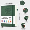 PERCUN Lined Journal Notebook for Men & Women, 160 Pages