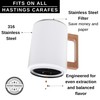 HASTINGS Pour Over Coffee Dripper - Stainless Steel Pour Over