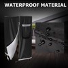 Nizirioo Black Waterproof Dustproof Folding Duvet: Storage Bag for Guest