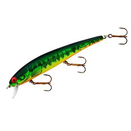 Bomber Long A Fishing Lure (Fire Tiger Bass, 4 1/2-Inch), 1/2 oz, (B15AXFTB)