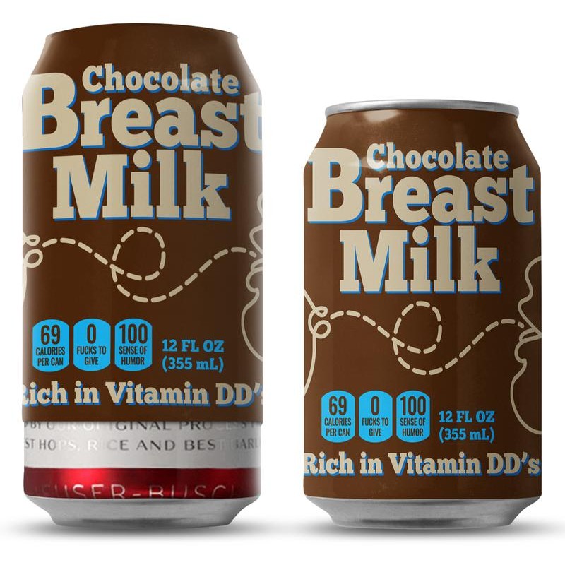 Milk Beersy Silicone Can Cover Sleeve - Size: Traditional Foam