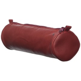 Clairfontaine Makeup Bag, Age, Round Pencil Case, Red